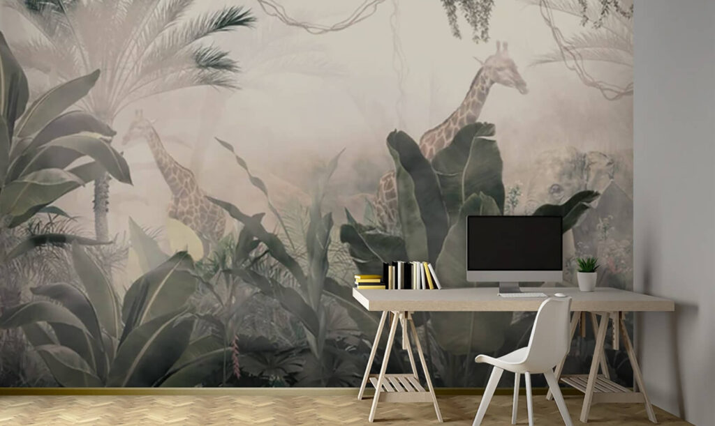 u71250pib1 1024x611 - Girafas numa floresta com árvores e plantas - tegory