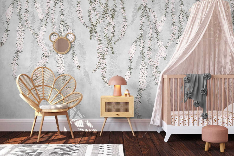 Papel de parede com flores