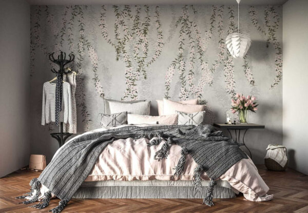 Papel de parede com flores Papel de parede com flores