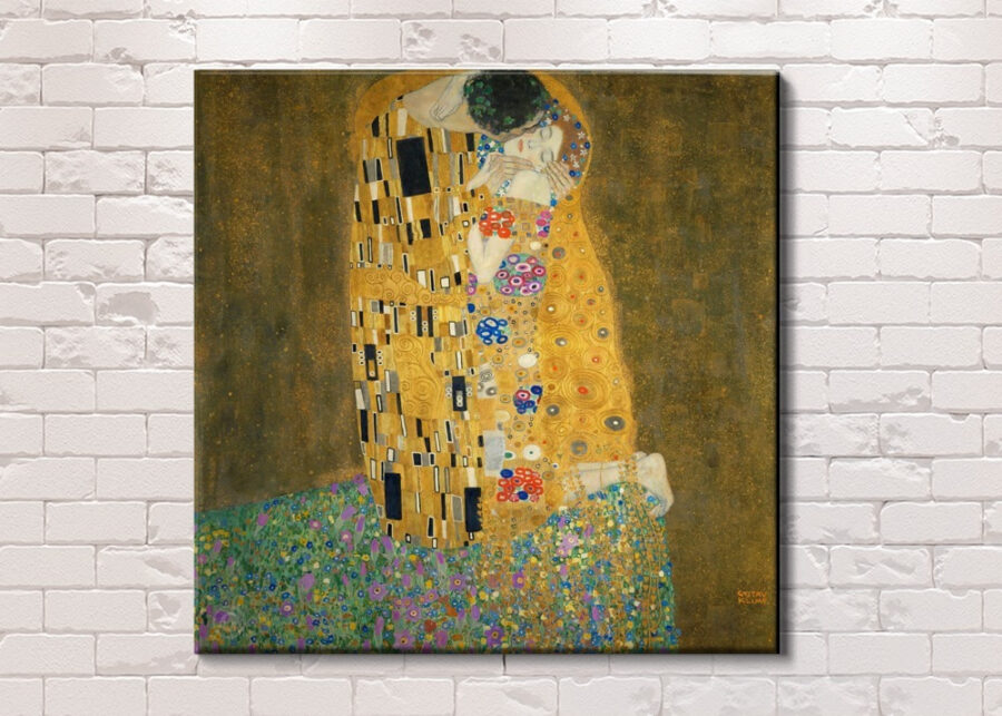 Pintura de uma mulher e de um homem