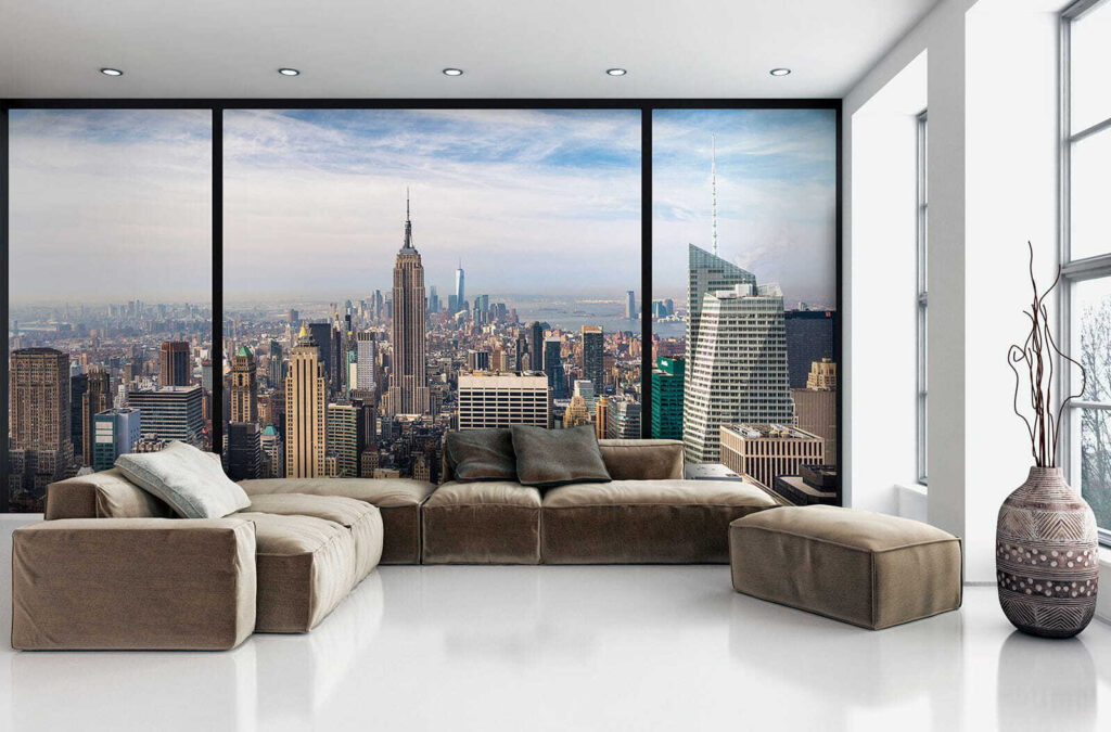 City with tall buildings City with tall buildings