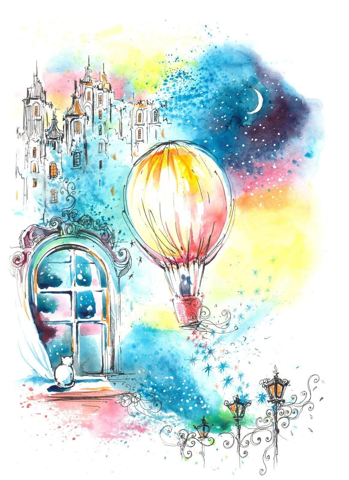 u67978p - Balão de ar quente no céu - tegory