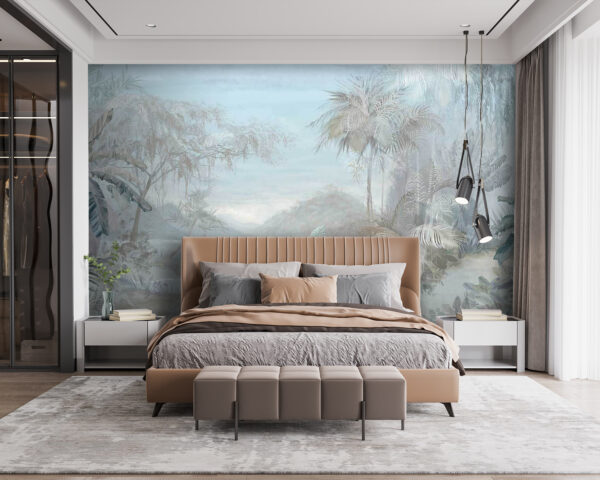 u67284pib115 600x480 - Pintura de uma paisagem com árvores e plantas - tegory