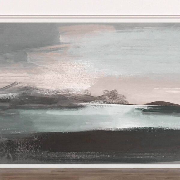 Pintura de uma massa de água Pintura de uma massa de água