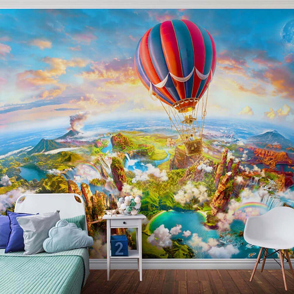 u62124pir1m - Balão de ar quente sobre uma paisagem - tegory