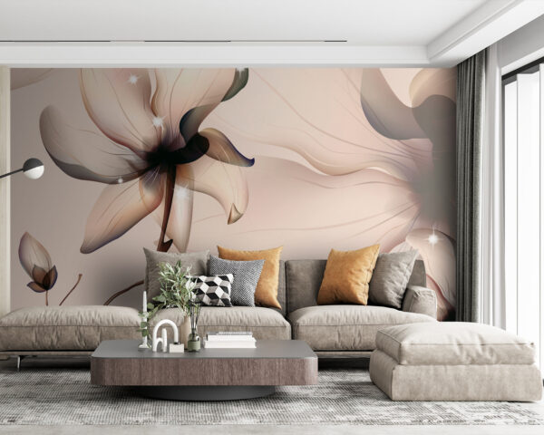 Beleza floral delicada em tons suaves Beleza floral delicada em tons suaves