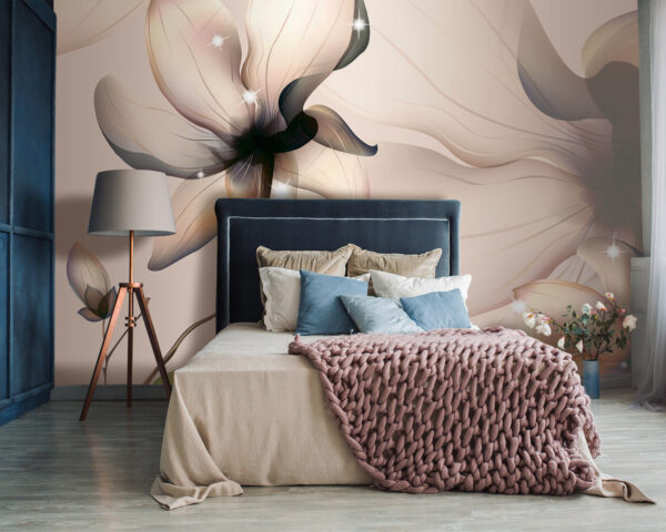 Beleza floral delicada em tons suaves Beleza floral delicada em tons suaves
