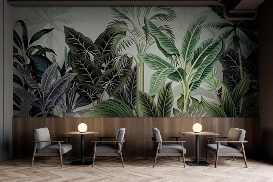 Papel de parede Grupo de plantas tropicais - Image 3