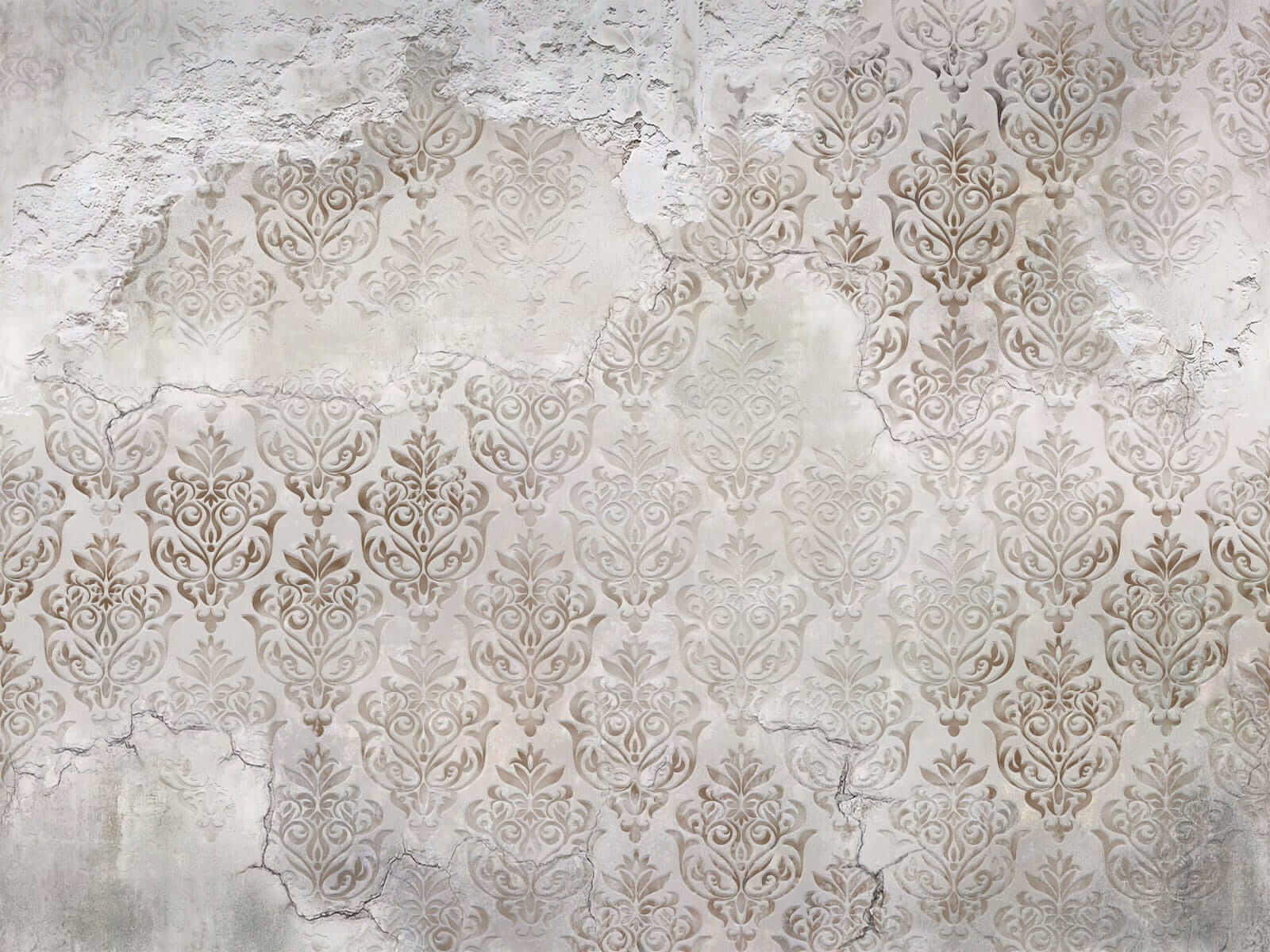 Wall with a pattern