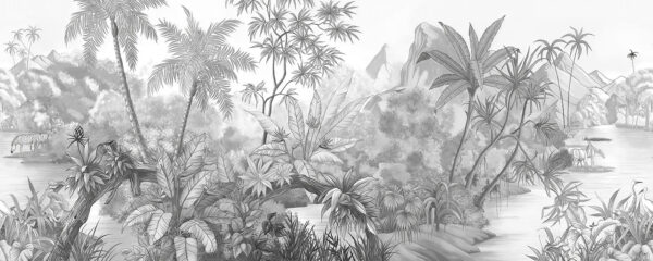 Desenho de uma floresta Desenho de uma floresta