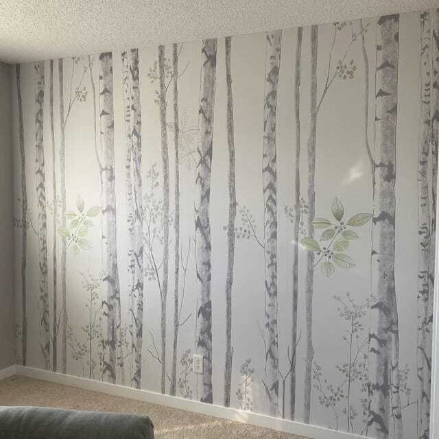 Wallpaper with trees and leaves Wallpaper with trees and leaves