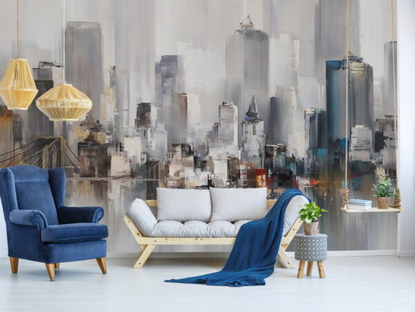 Pintura de uma cidade Pintura de uma cidade