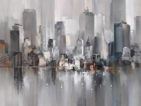 Pintura de uma cidade Pintura de uma cidade