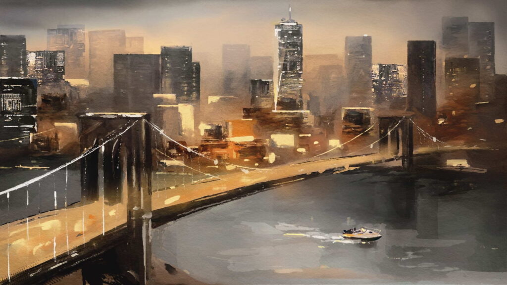 Ponte sobre uma cidade Ponte sobre uma cidade