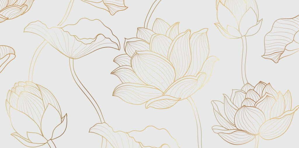 Pattern of flowers on a white background Pattern of flowers on a white background