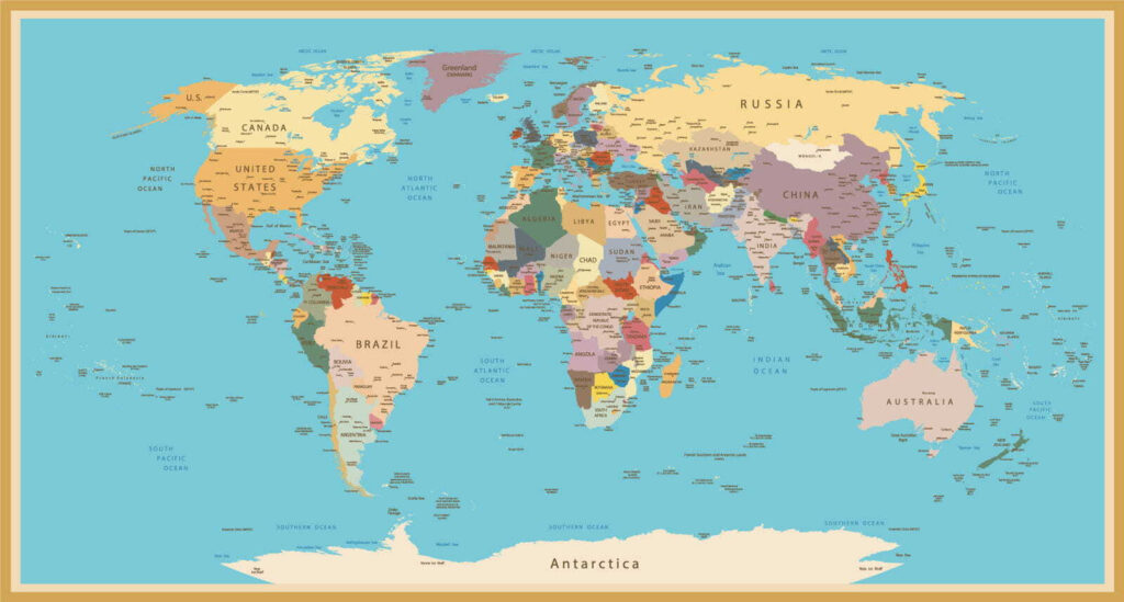 Mapa do mundo Mapa do mundo