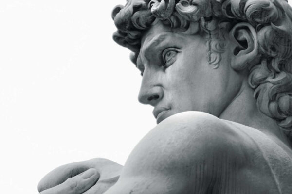 Estátua de um homem Estátua de um homem