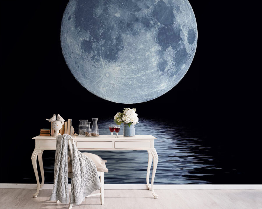 Lua cheia sobre a água Lua cheia sobre a água