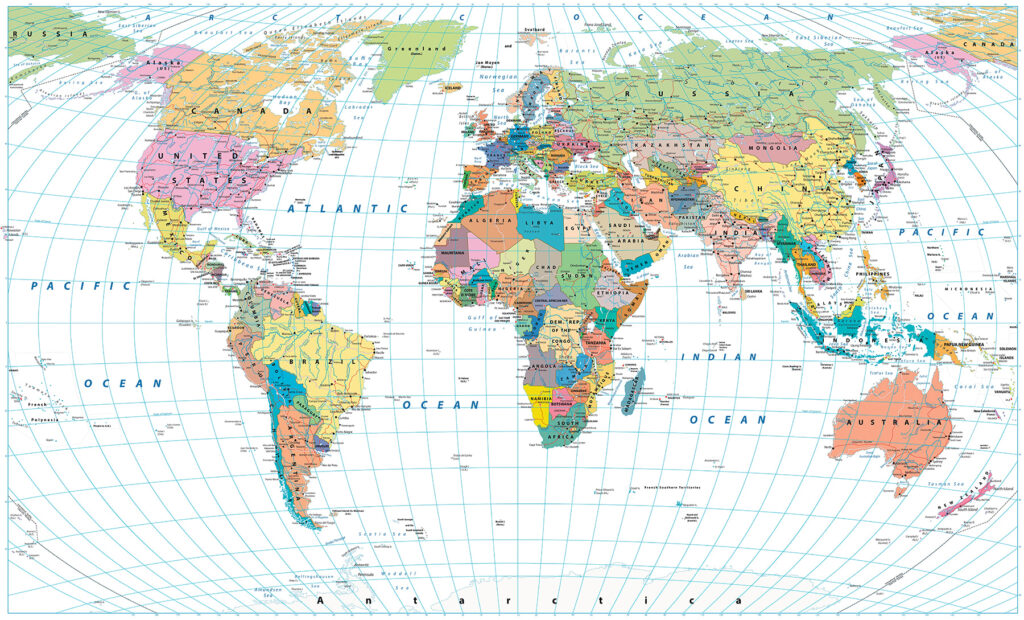 Mapa do mundo Mapa do mundo