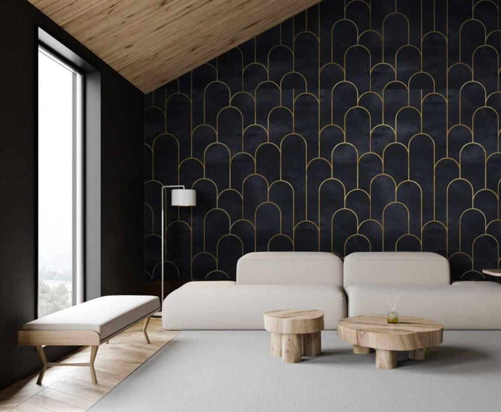 Elegant Arches in Midnight Hue Elegant Arches in Midnight Hue