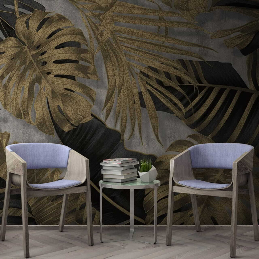 u53280piw1 1024x1024 - Folhagem tropical elegante num pano de fundo texturado - tegory