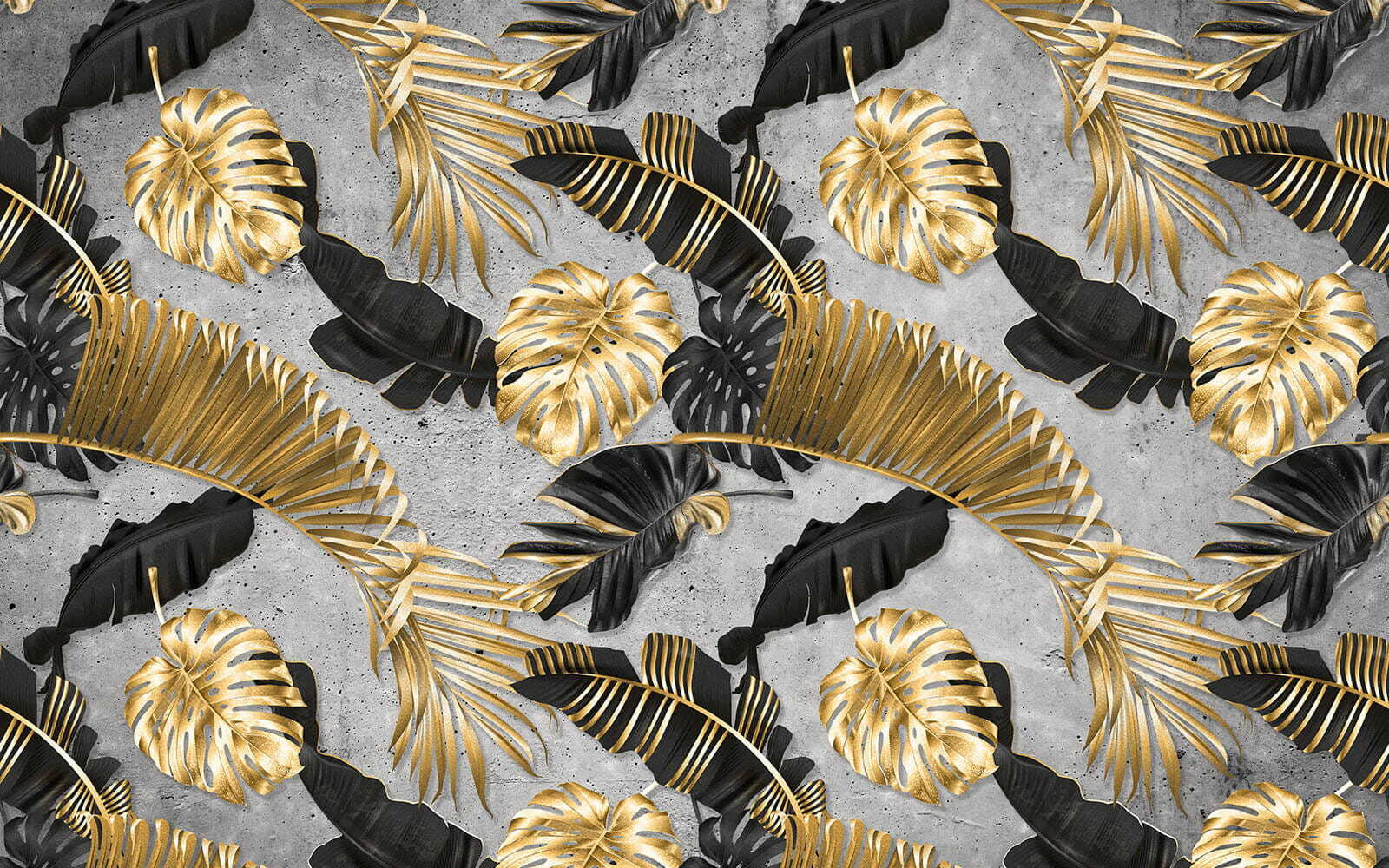 u53280p - Folhagem tropical elegante num pano de fundo texturado - tegory