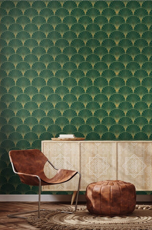 Padrão verde e amarelo Padrão verde e amarelo