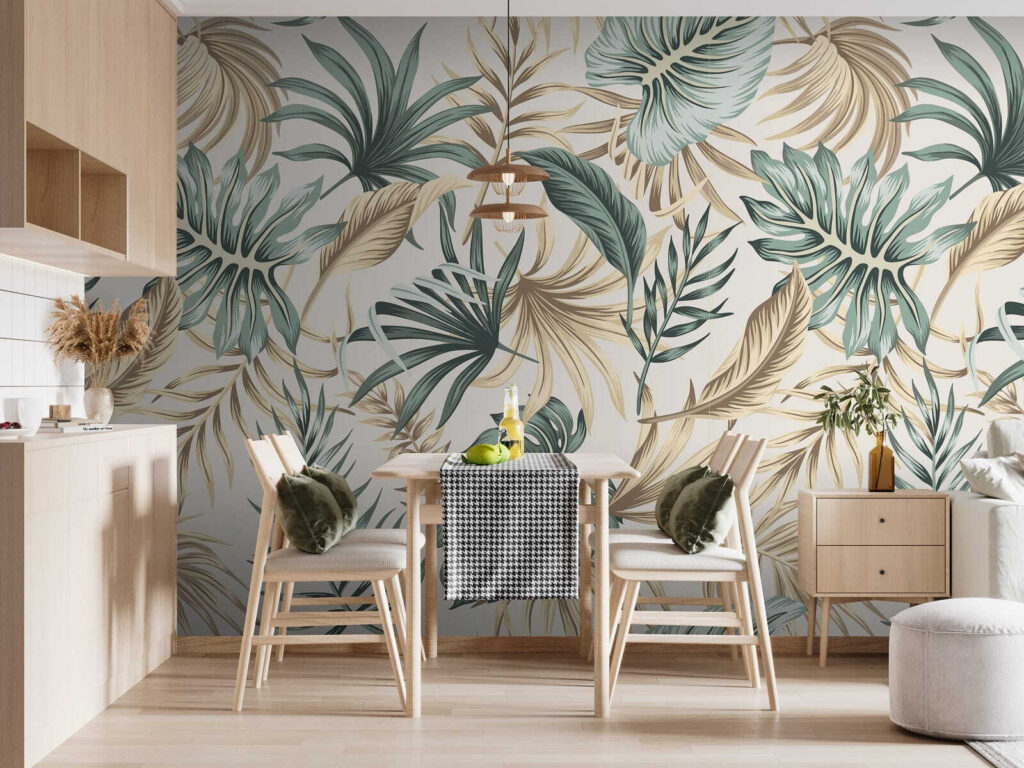 Padrão de folhas sobre um fundo branco u51888pik1 1024x768 - Padrão de folhas sobre um fundo branco