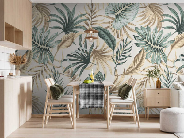 Padrão de folhas sobre um fundo branco u51888pik1 600x450 - Padrão de folhas sobre um fundo branco