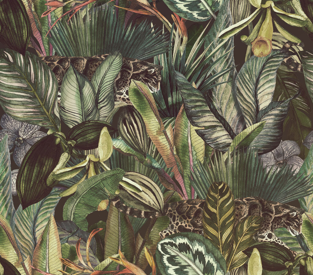 Padrão de plantas tropicais Padrão de plantas tropicais