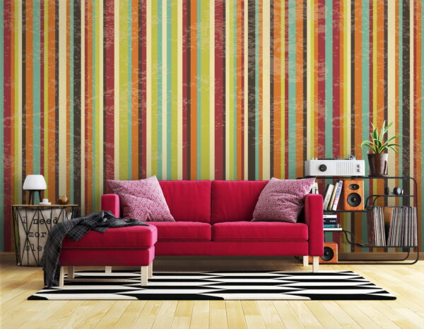 Fundo às riscas coloridas com cores diferentes Fundo às riscas coloridas com cores diferentes