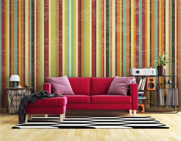 Fundo às riscas coloridas com cores diferentes Fundo às riscas coloridas com cores diferentes