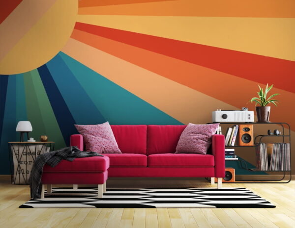 Papel de parede Sol com muitas cores (REF: u51638) Papel de parede Papel de parede Sol com muitas cores (REF: u51638)