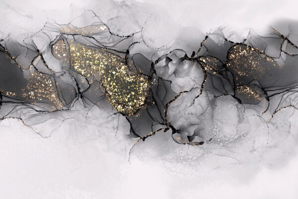 Elegant marbling with shimmering highlights Elegant marbling with shimmering highlights