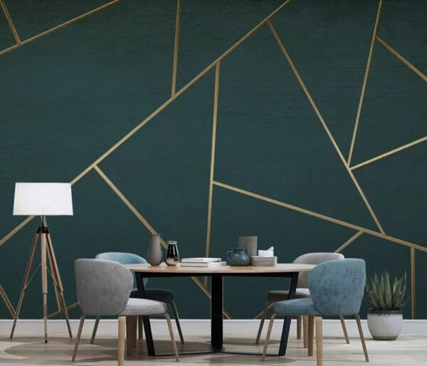 Linhas abstractas em azul-petróleo que se intersectam graciosamente Linhas abstractas em azul-petróleo que se intersectam graciosamente