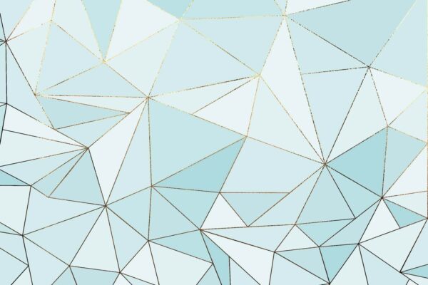 Padrão triangular azul e branco Padrão triangular azul e branco