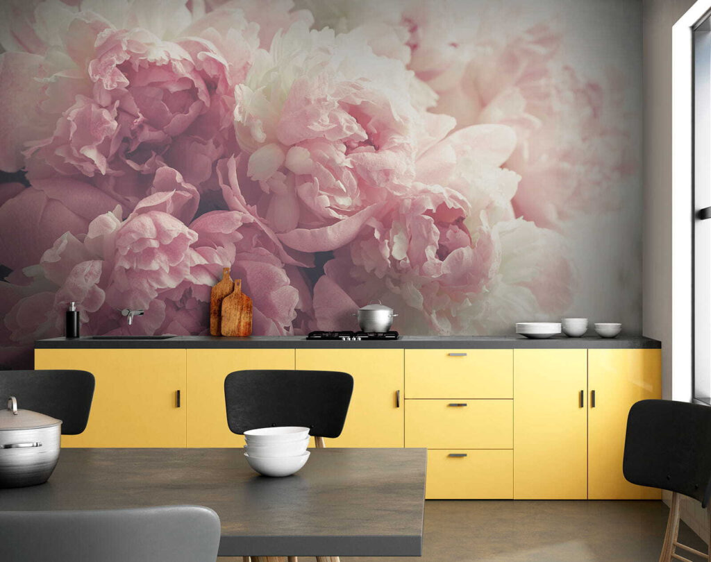 Delicate blooms in soft pastel hues Delicate blooms in soft pastel hues