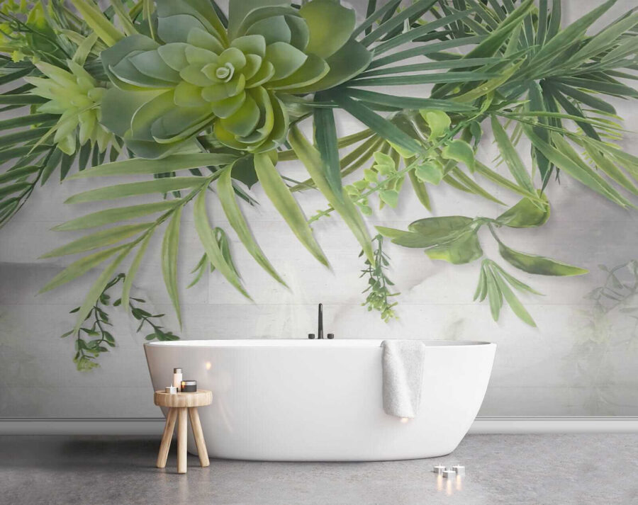 Papel de parede Planta verde com folhas - Image 10