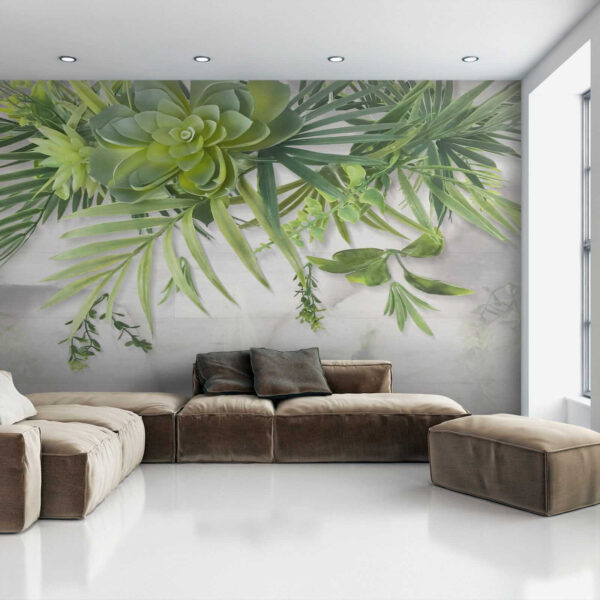 Planta verde com folhas Planta verde com folhas
