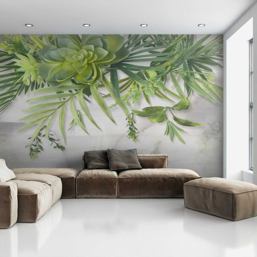 Papel de parede Planta verde com folhas - Image 8