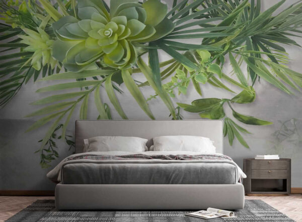 Planta verde com folhas Planta verde com folhas