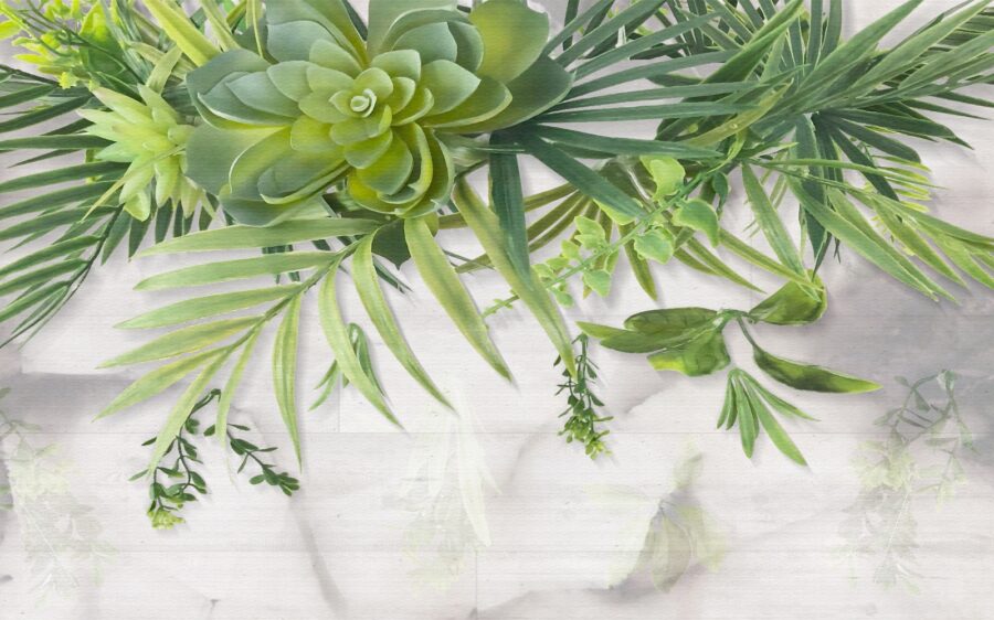 Papel de parede Planta verde com folhas - Image 13