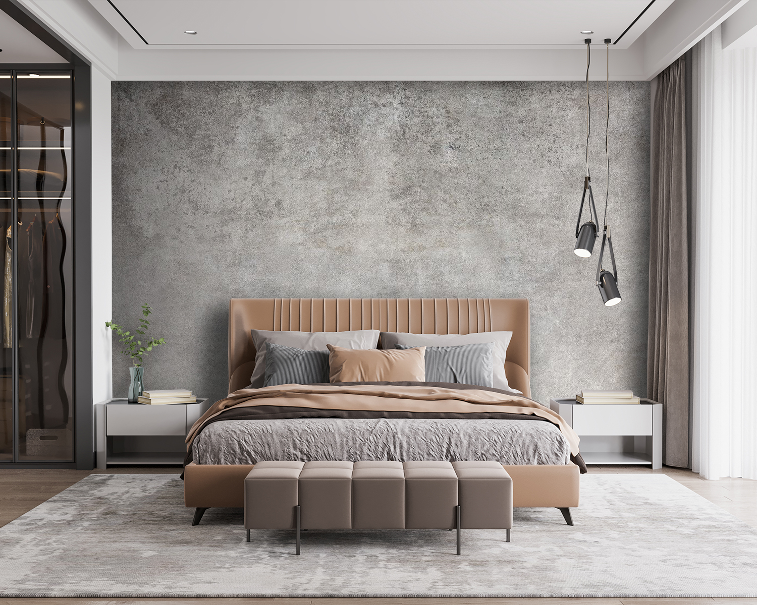 Grey and white surface Grey and white surface