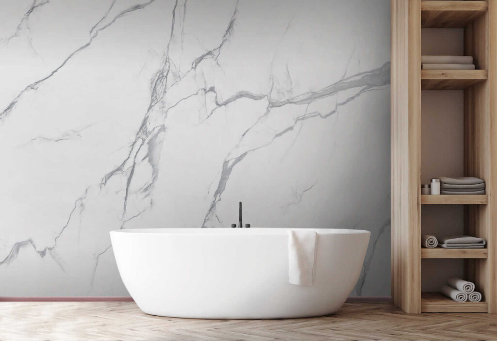 White marble with cracks White marble with cracks