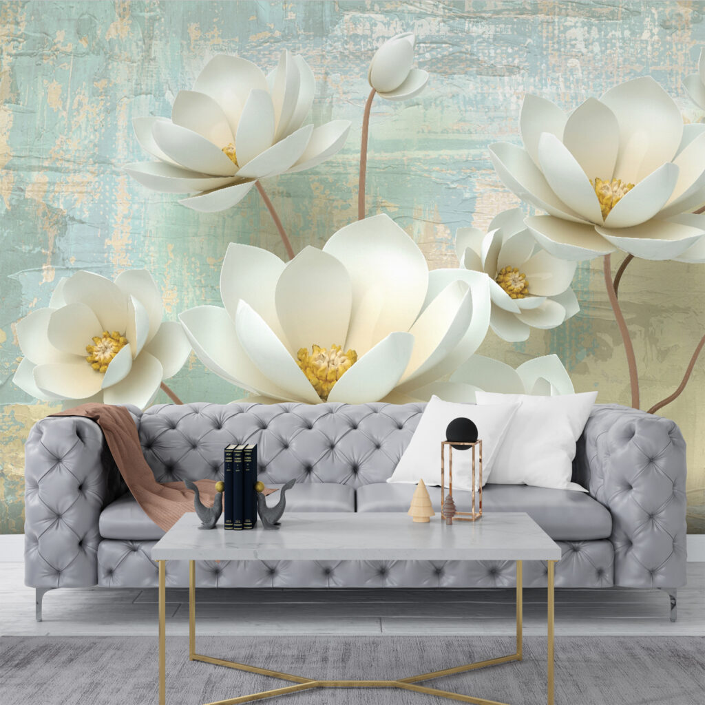 Group of white flowers Group of white flowers