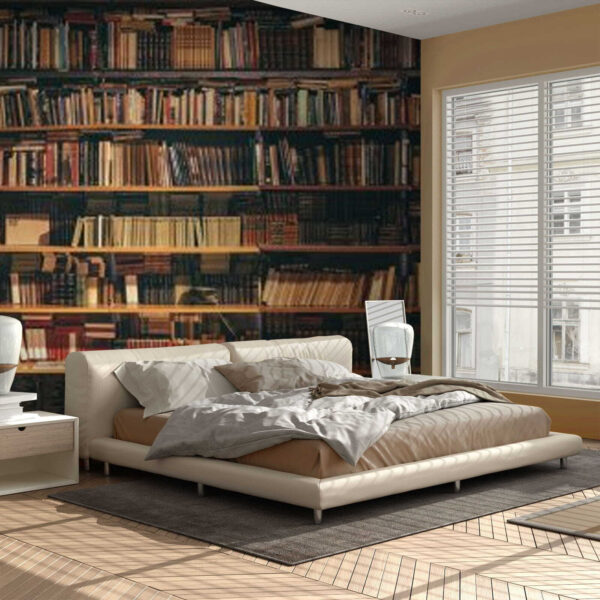 Estante grande cheia de livros Estante grande cheia de livros