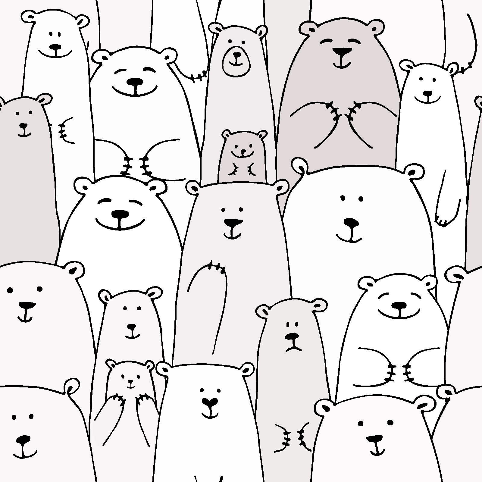 u37796p - Grupo de ursos brancos - tegory