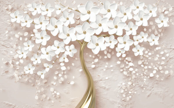 Flores brancas elegantes num vaso elegante Flores brancas elegantes num vaso elegante