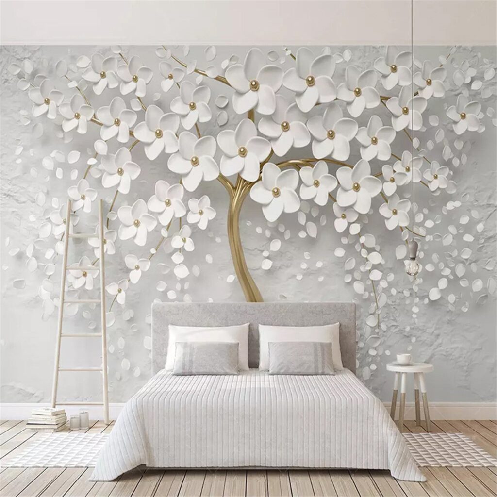 Árvore com flores e folhas brancas u37065pib1m 1024x1024 - Árvore com flores e folhas brancas