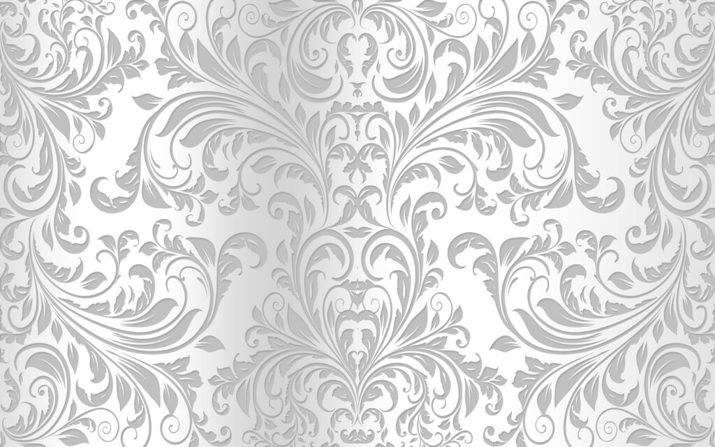 Papel de parede branco e cinzento Papel de parede branco e cinzento